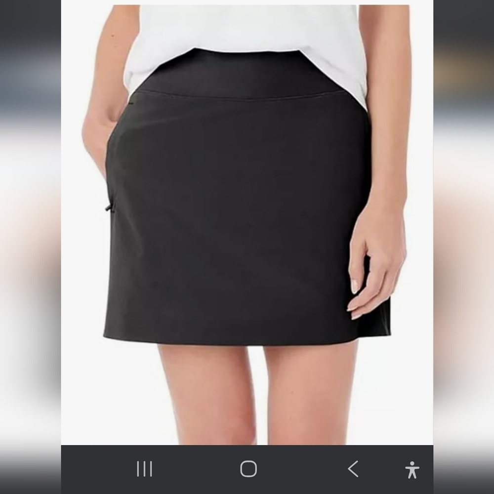 🆕️ Athletic Stretch Skort By Member's Mark / Black / XL